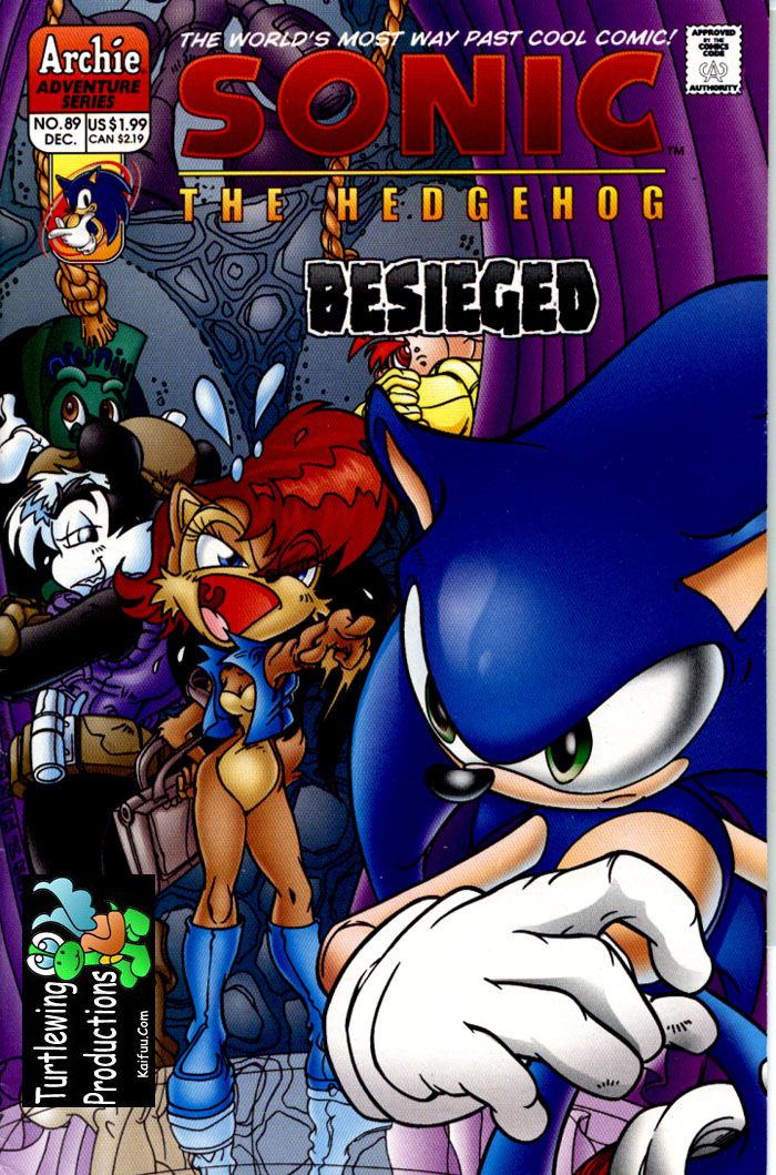 Sonic - Archie Adventure Series December 2000 Comic cover page